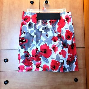 Tristan fuchsia and black skirt